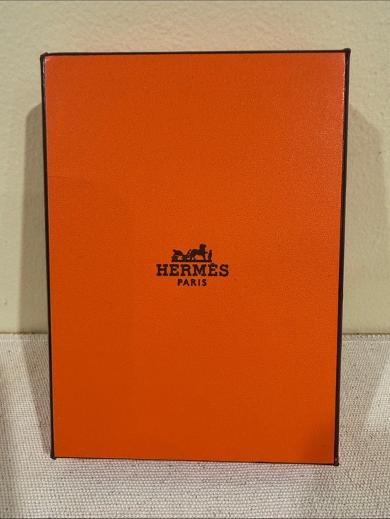 Hermes Accessories - Hermès Orange empty Box - Black Logo Hermes necktie, Belt or a wallet gift box